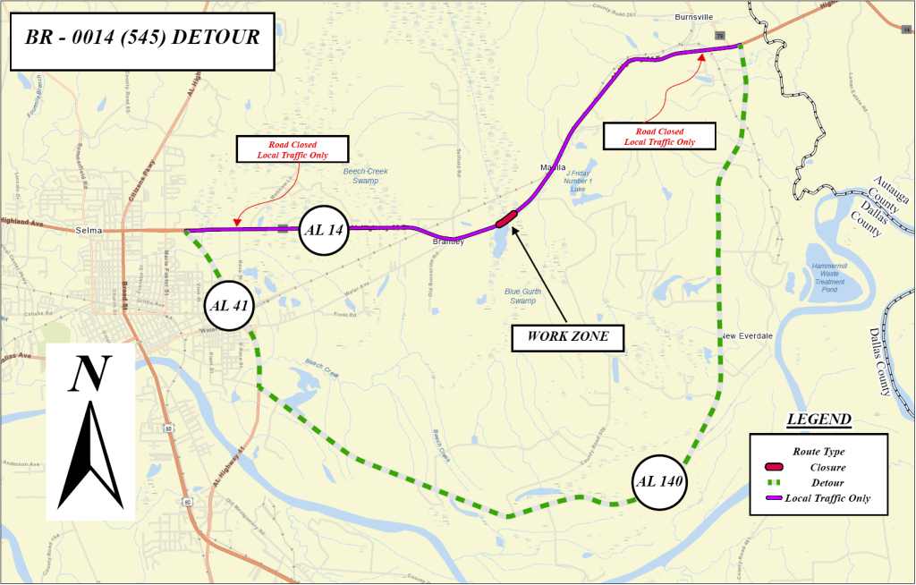 Blue Gurth bridge replacement on SR-14 - ALDOT News Hub