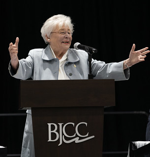 Alabama Governor Kay Ivey addresses the 67th Annual Transportation Conference