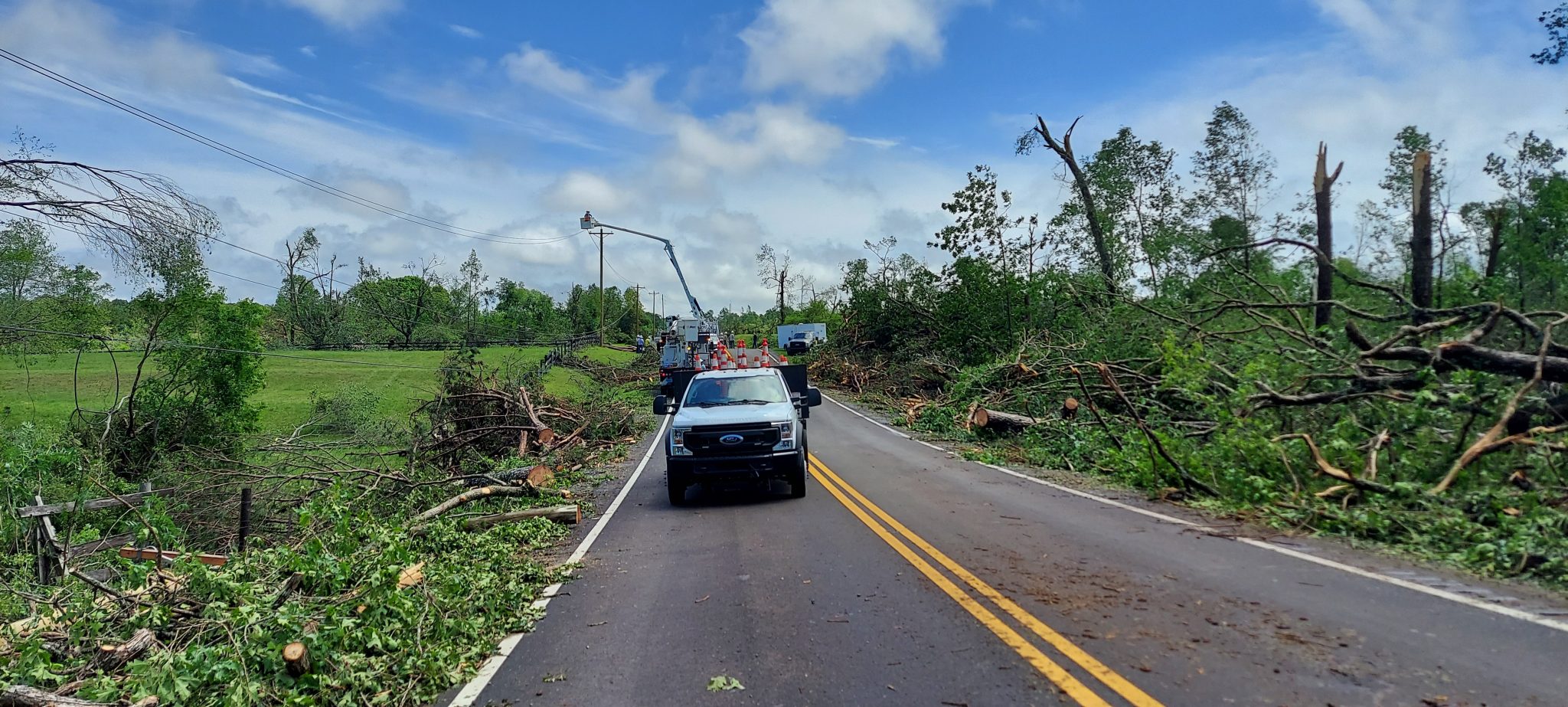 Crews respond to storm damage near Henager - ALDOT News Hub