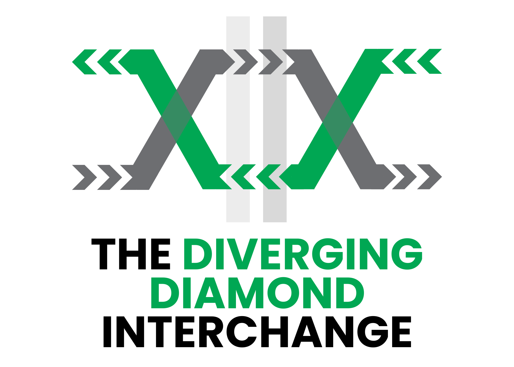 Diverging Diamond Interchange graphic