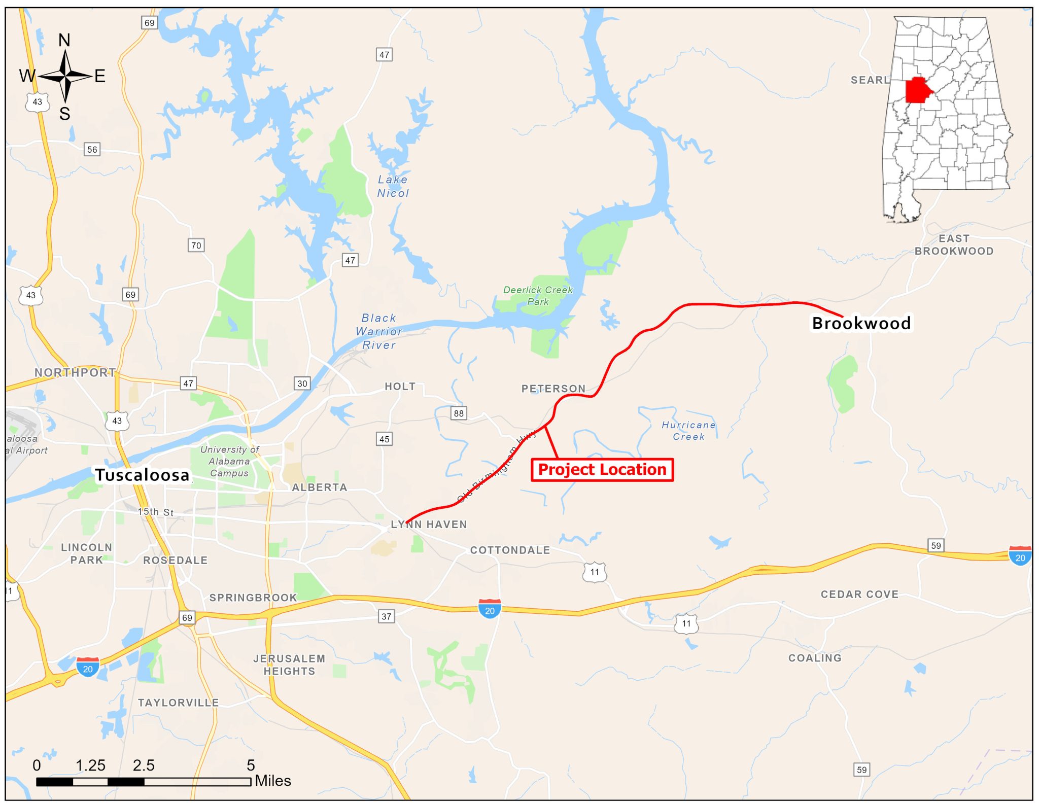 ALDOT to resurface portion of SR-216 in Tuscaloosa County - ALDOT News Hub