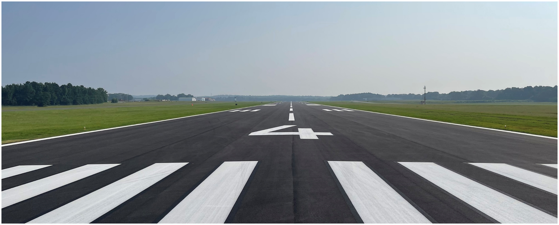 Photo of an airport runway.