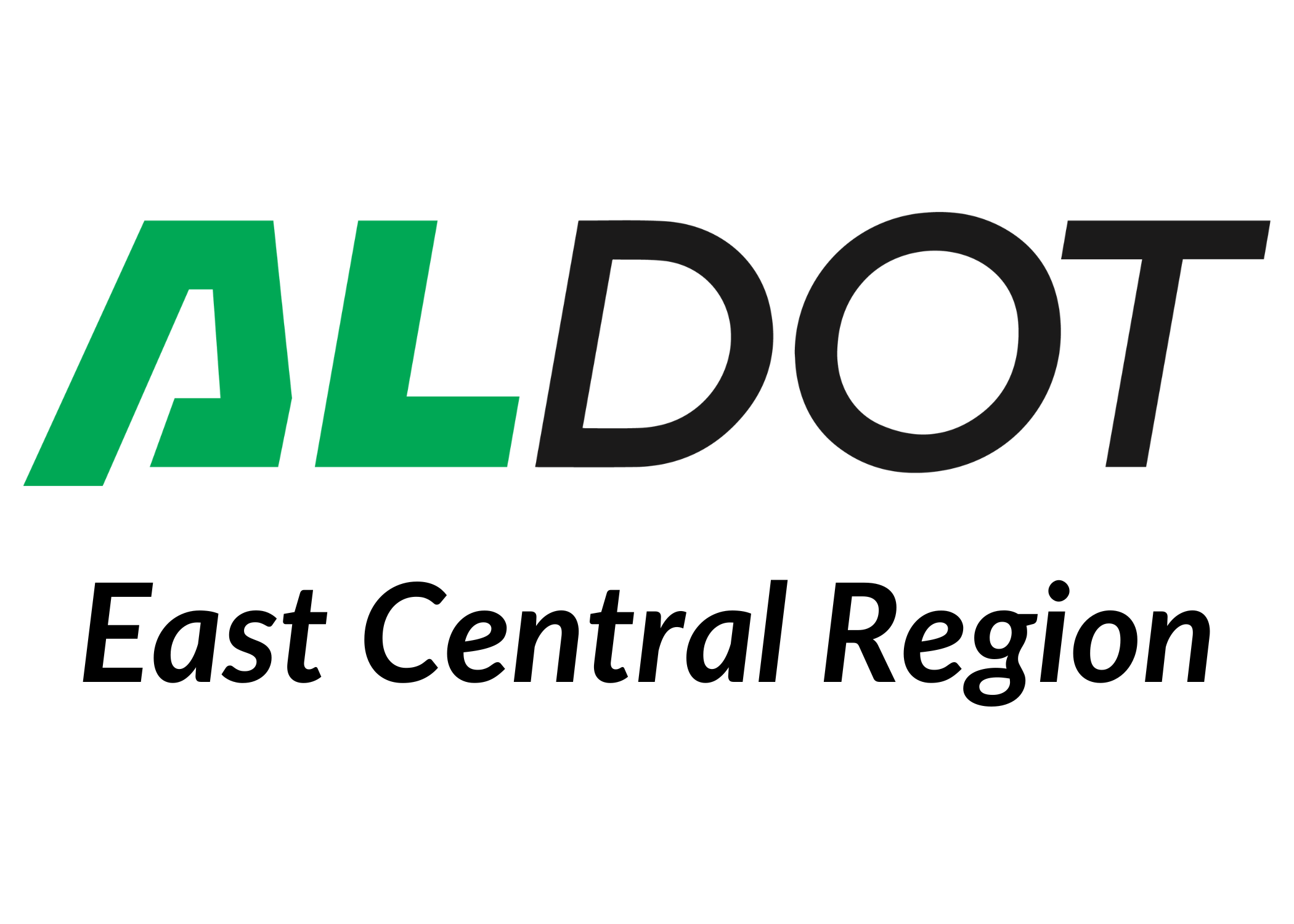 ALDOT logo with East Central Region under it