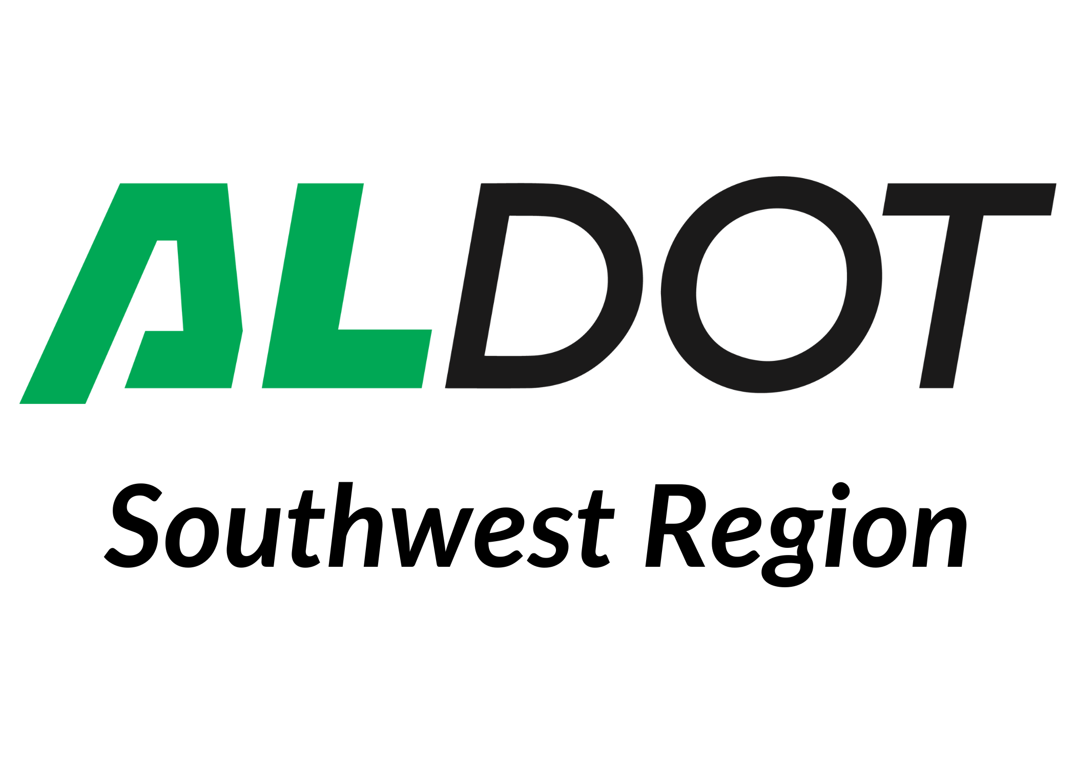 ALDOT logo with Southwest Region under it