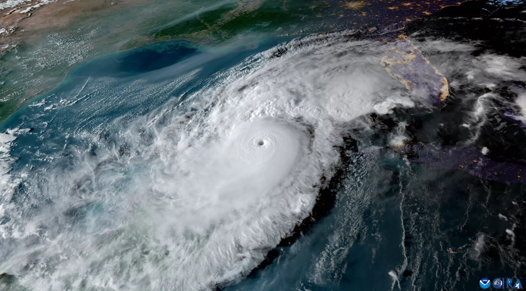 Satellite image of Hurricane Alberto 2024. Courtesy NOAA