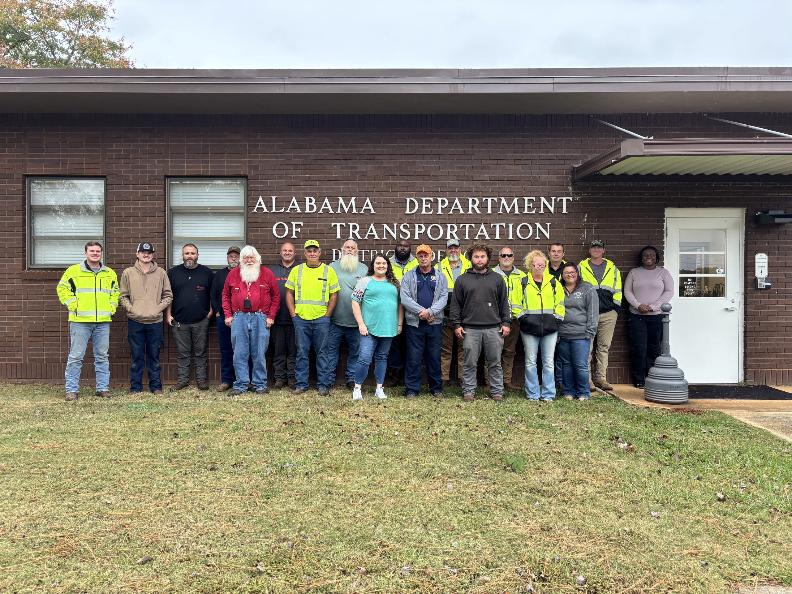 District 45 crew in Talladega
