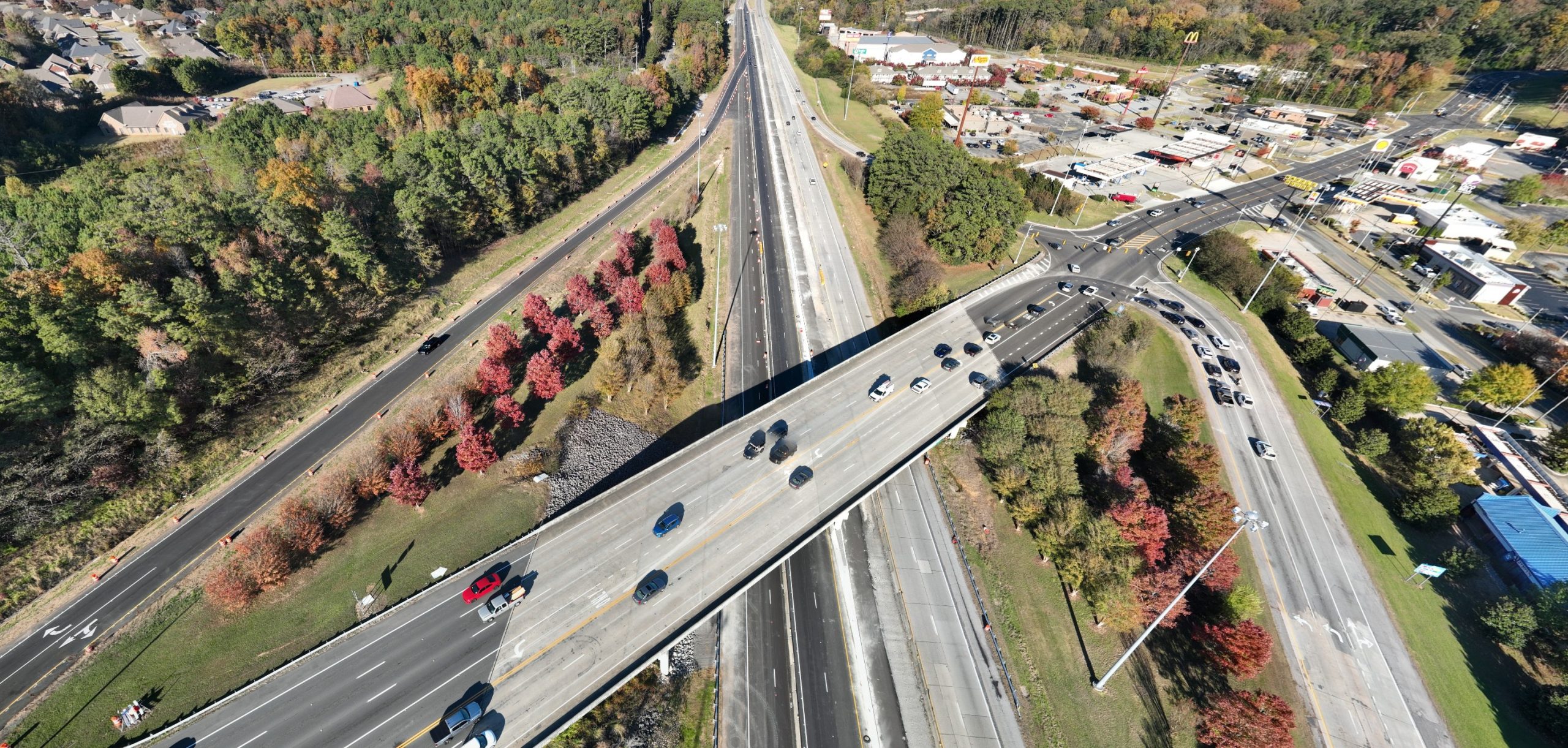 The southbound half of the I-59 widening project in Trussville is set to open.