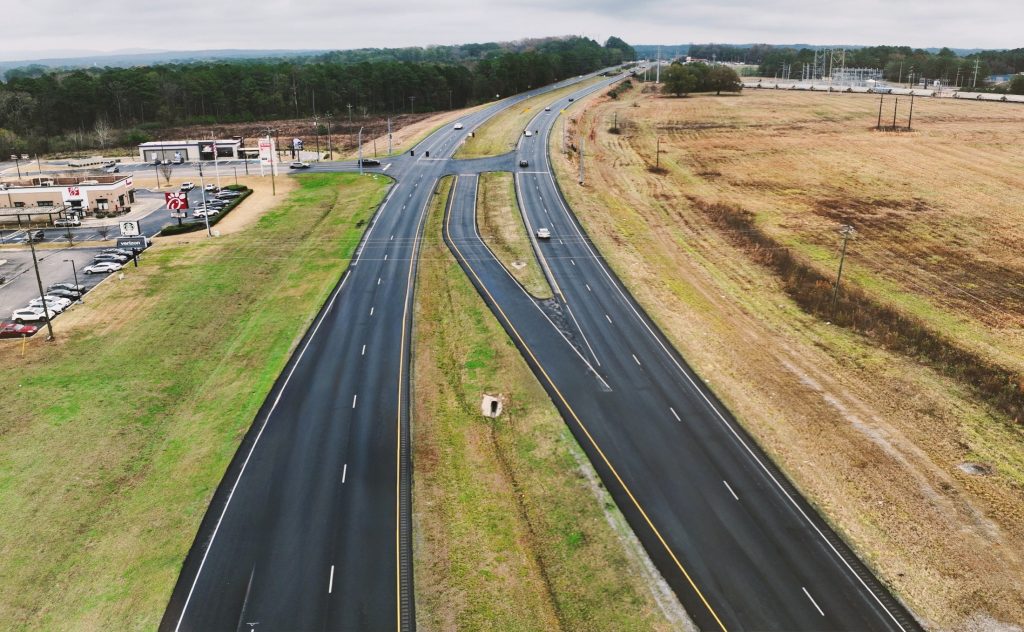 US-280 in Talladega County