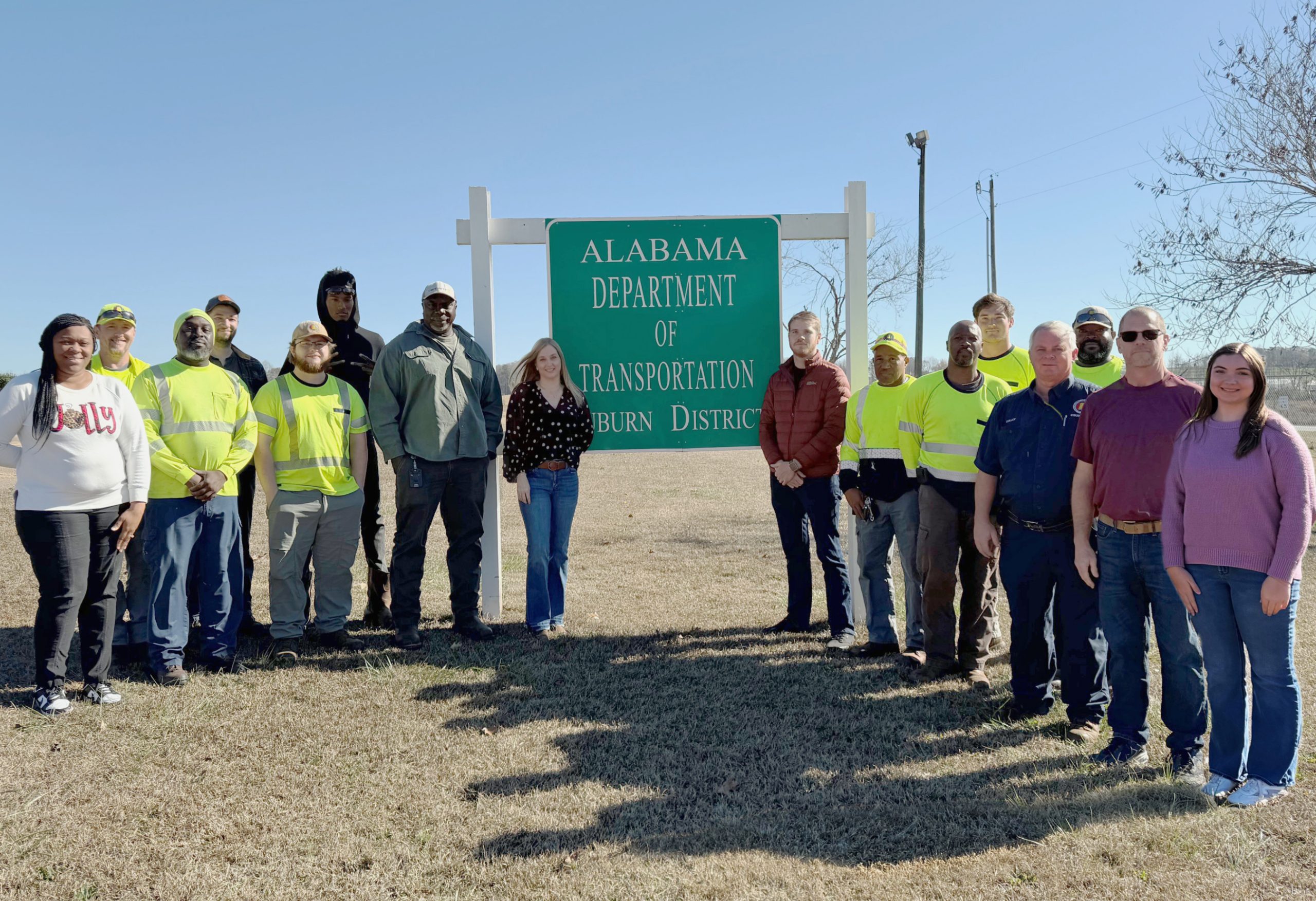 District 43 Administrator Jamie Davis and her staff