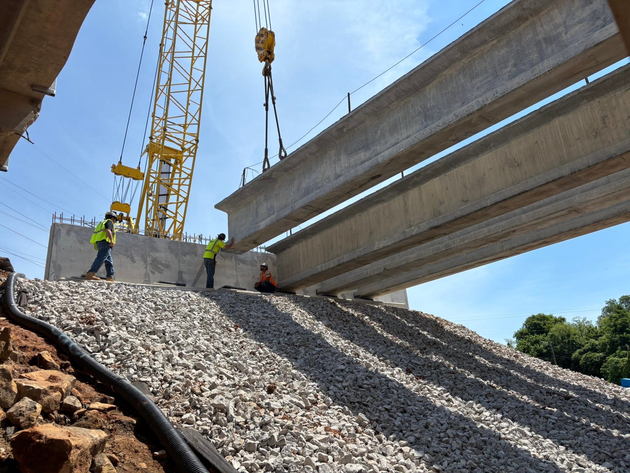 Girders set for Mitchell Boulevard Bridge - ALDOT News Hub