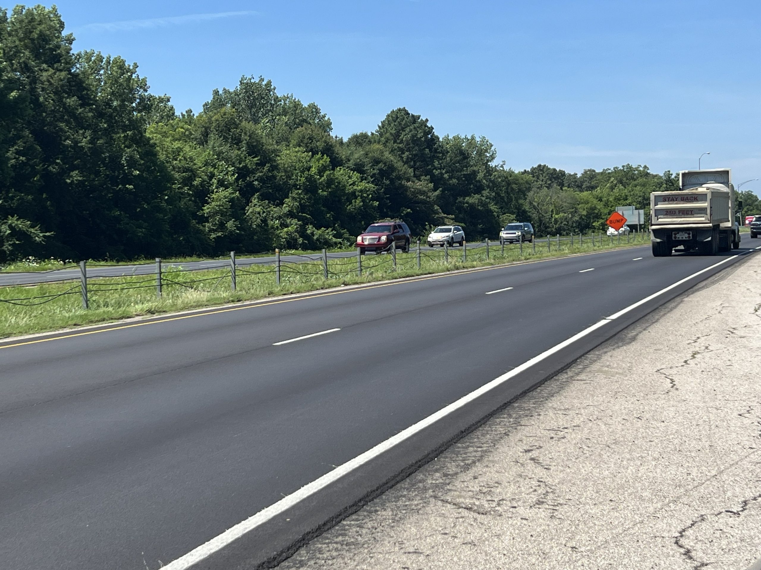 The I-59/20 resurfacing project near Fairfield in Jefferson County is nearing completion.