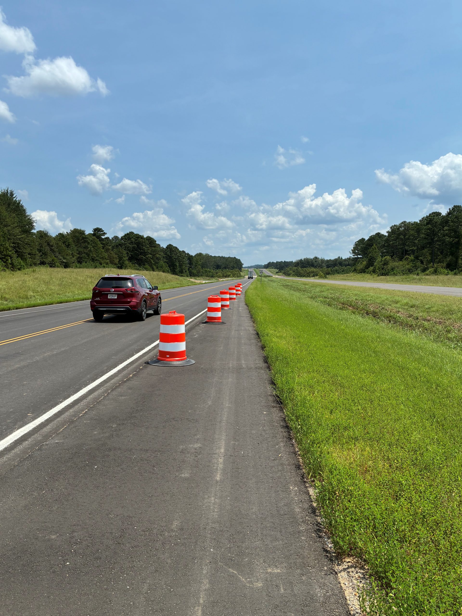 Traffic shift on the Gordo Bypass
