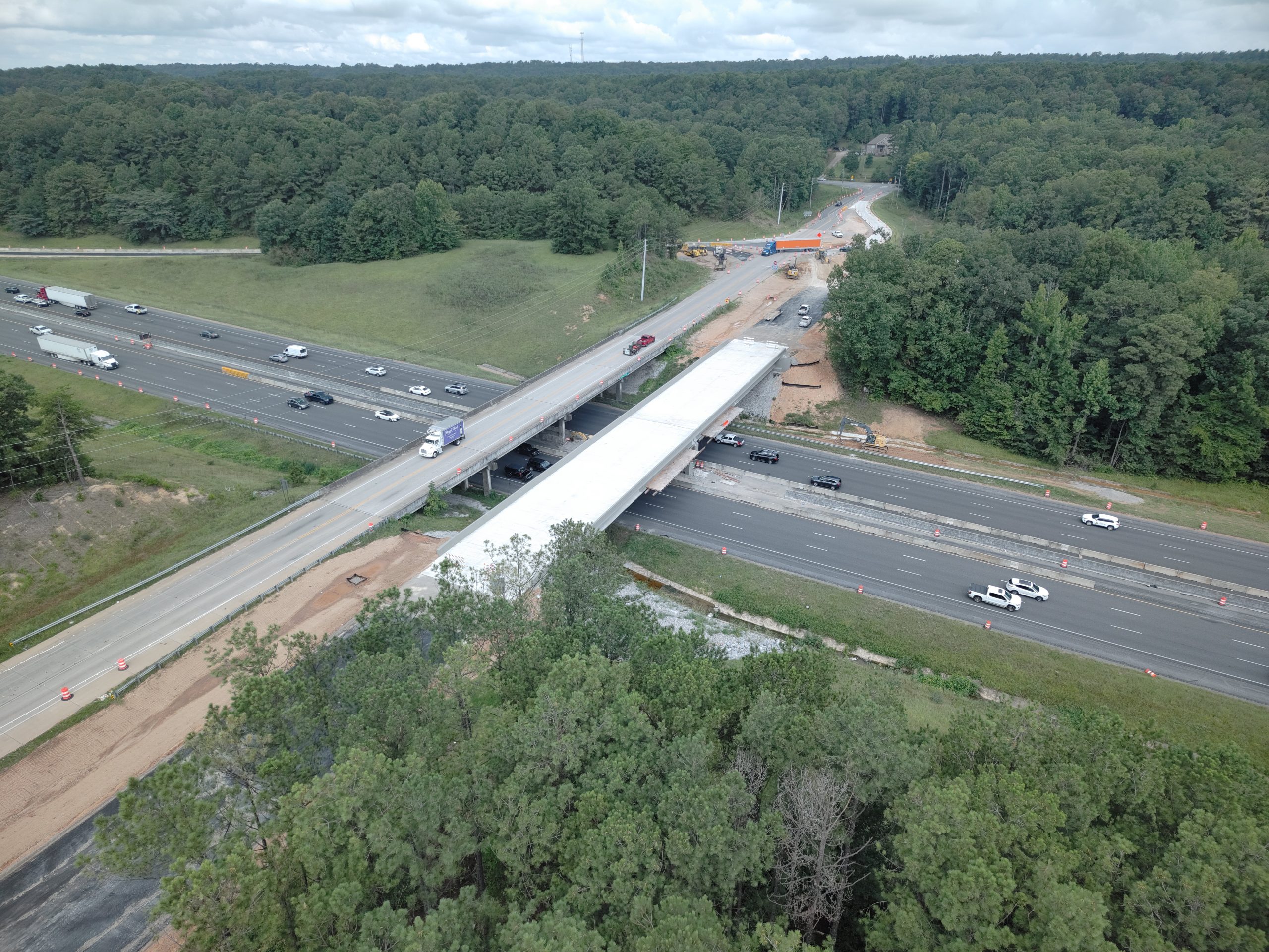 A new bridge built for Jefferson County's future Diverging Diamond Interchange has passed inspection.