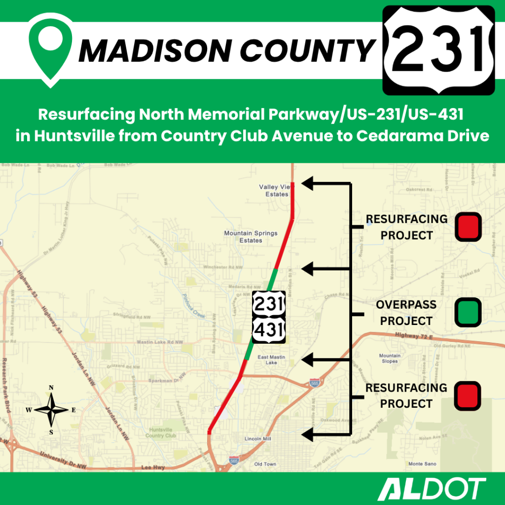 A map showing the location of the project.