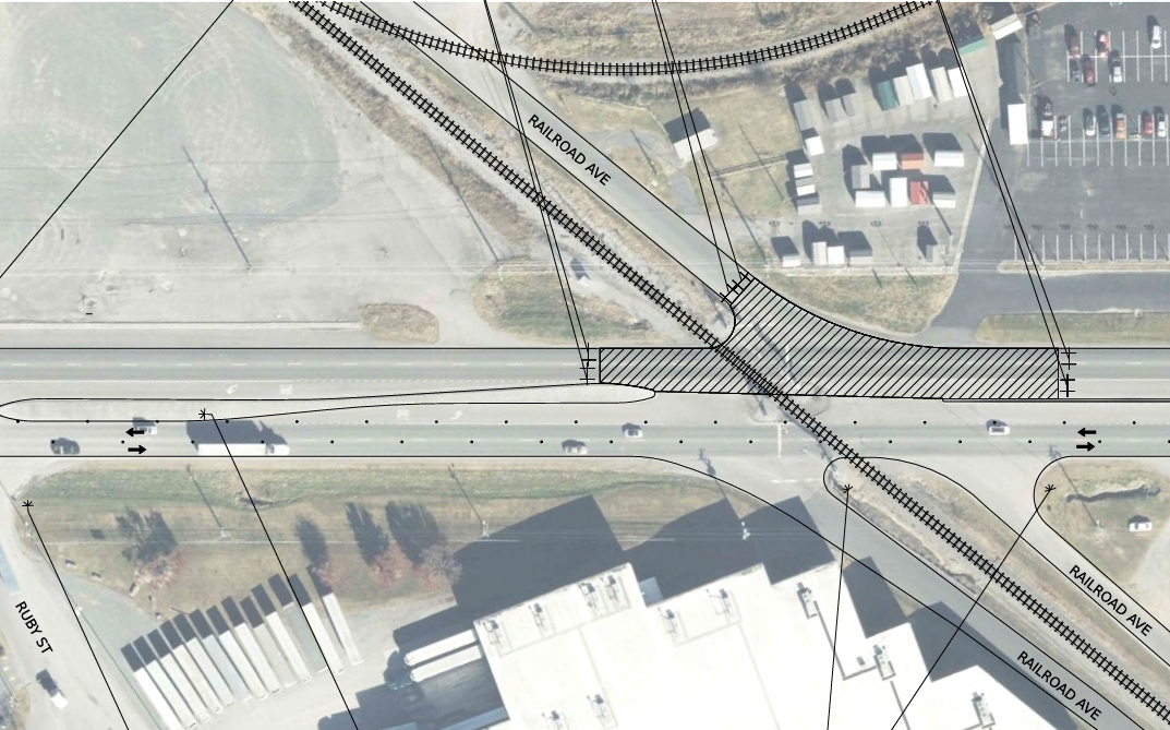 A map showing the closure and traffic diversion.